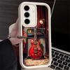 Phone Case for Samsung Galaxy A17 A16 A15 A14 A13 Guitar Retro Rock Music A56 A36 A26 A55 A35 A25 A54 A34 A24 A53 A33 A23 A07 A0