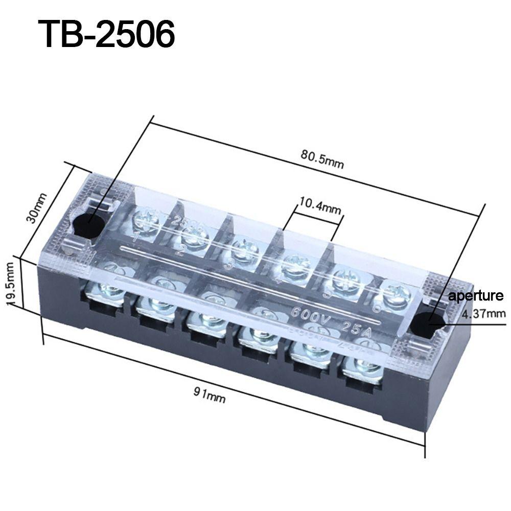 With Screws Strip Block Terminal Dual Row Cable Connector Electric Connector Strip  Electrical