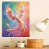 Shiny Pearl Radiant Colorful Phoenix DIY Painting Creative Bead Art Craft Household Wall Decoration Nice Present For Art Hobbyists Home Decor
