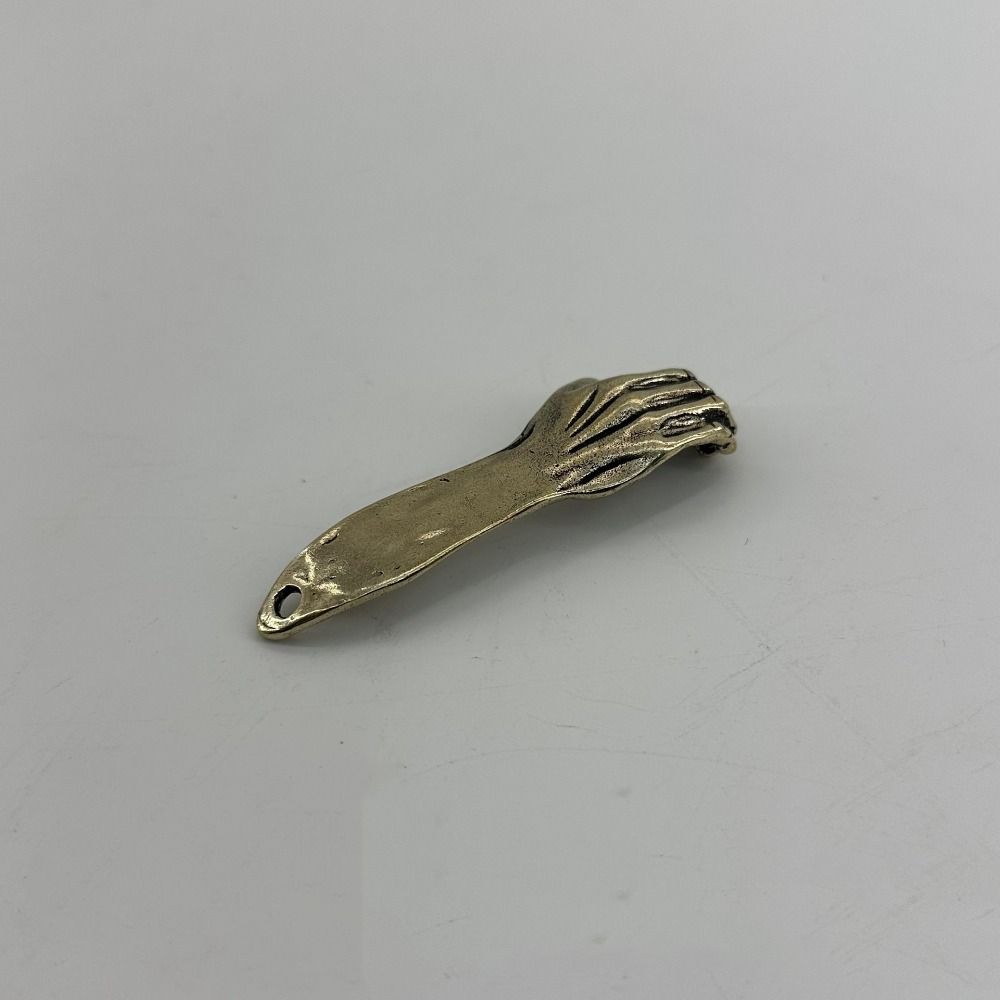 Home Decoration Metal Bottle Opener Retro Brass Helping Hand Keyring  Desktop trinkets