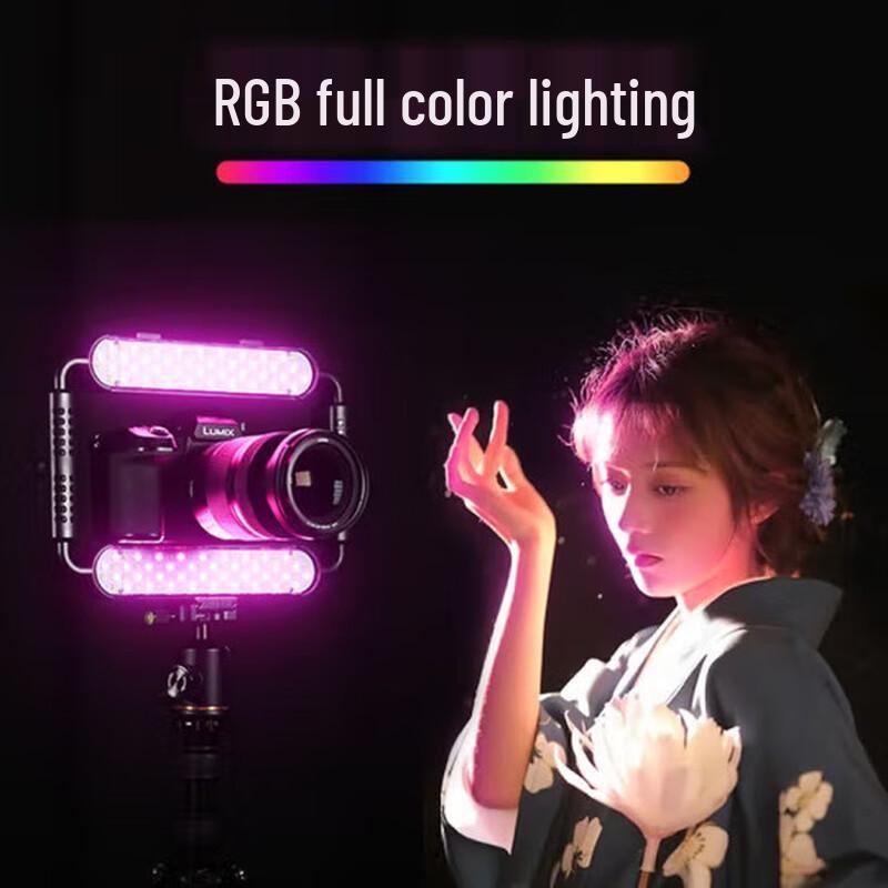 Портативный RGB LED видеосвет GVM