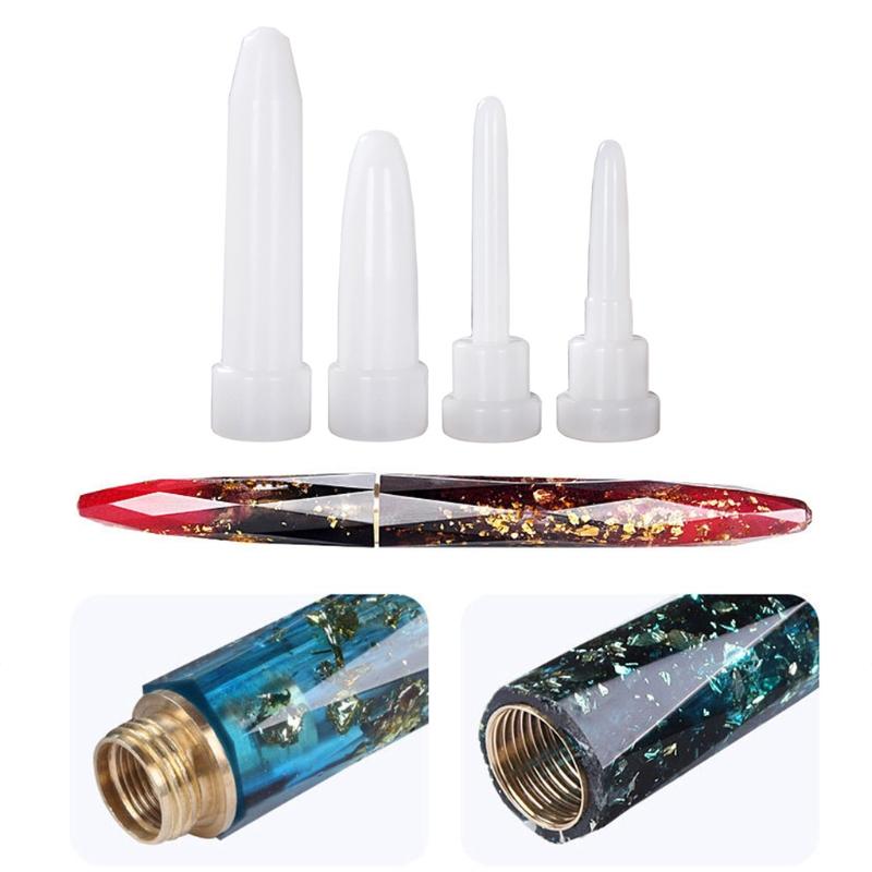 1 Set Ballpoint Epoxy Casting Mold Fountain Pen Epoxy Mold Silicone Pen Molds Resin Mold Pen Style Pen Casting Mold