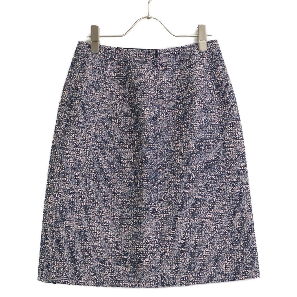 Rene 6834250 Tweet Slit Ribbon Midi Skirt skirt 34 Pink x navyUsed