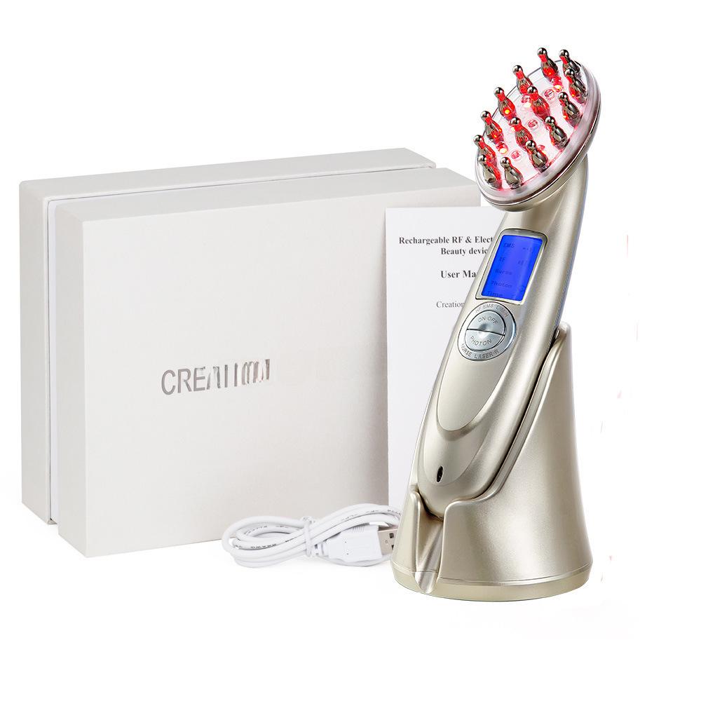 Electric Scalp Care Massaging Comb with Light Therapy and Hair Growth Applicator
