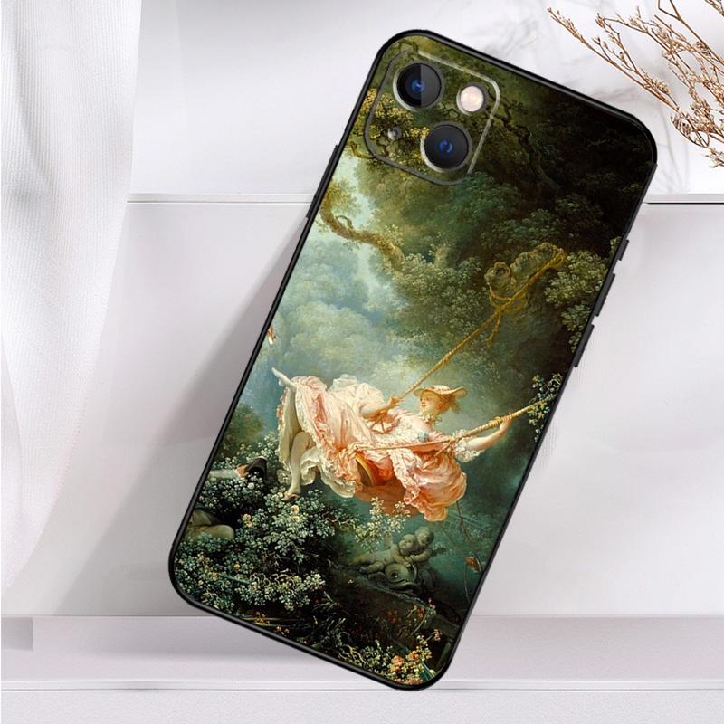 Renaissance Art Paint Shockproof Case For iPhone 17 11 14 15 16 Pro Max Plus 12 13 Mini 16e 17 Air Phone Cover