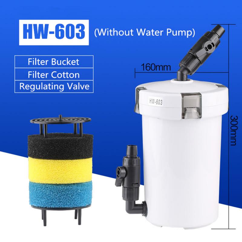 Aquarium Filter Ultra-quiet External Aquarium Filter Bucket HW-602/603 HW-602B/603B LW-602/603 LW-602B/603B Fish Tank Pump