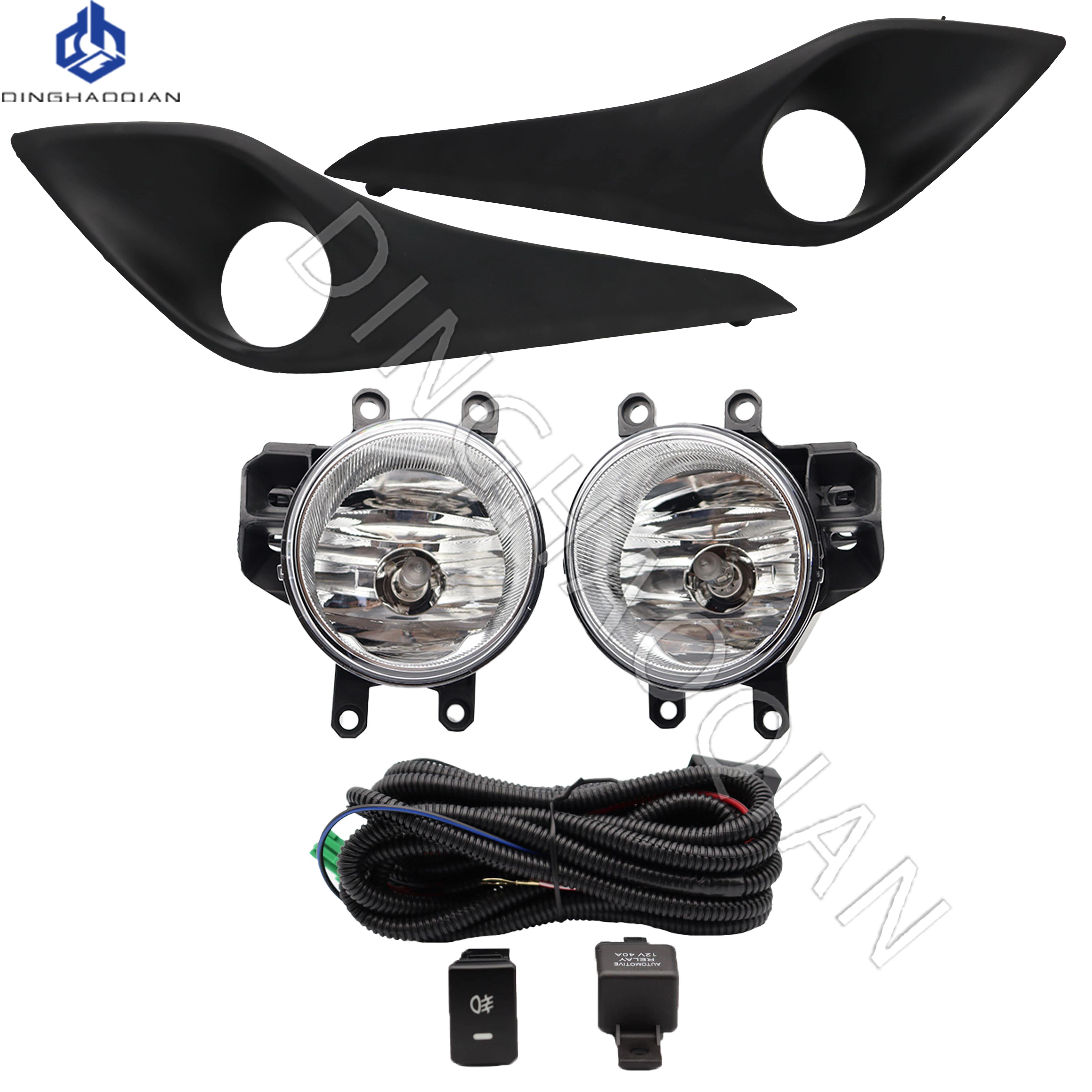 

1 set Fog Lights Headlight For Toyota YARIS ATIV 2018 2019 2020 Fog lights Car Fog Lamp Kit With Harness Bulb Switch 1 set