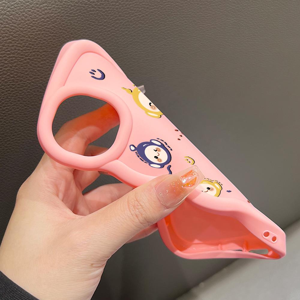 Big Wave Edge Weiches Silikonmaterial Macaron-Telefongehäuse Stoßfestes Schutzgummigehäuse für iPhone Samsung Huawei Honor Xiaomi Redmi OnePlus Moto