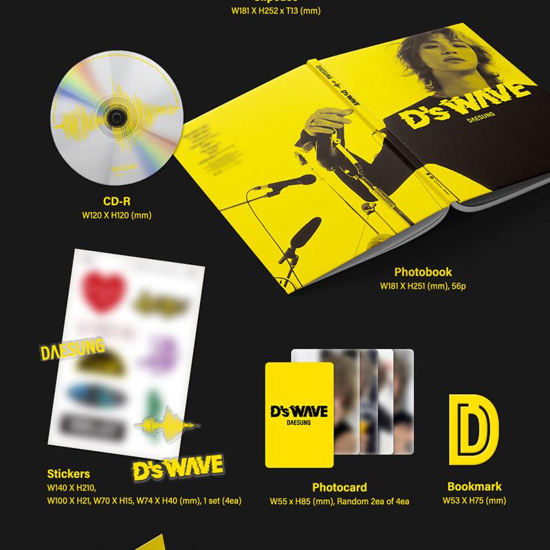 DAESUNG - 1. minialbum D's WAVE (Žltá verzia)