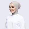 Head Wrap Ninja Hat Solid Color Islamic Women Hijab Head Scarves Muslim Underscarf Bonnet Turbans