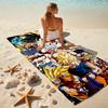 1pc Dragon Ball2 Beach Towel, Comfortable and Thick, and Swimming/Bath/Picnic/Camping Towel, Suitable for Seaside Beaches