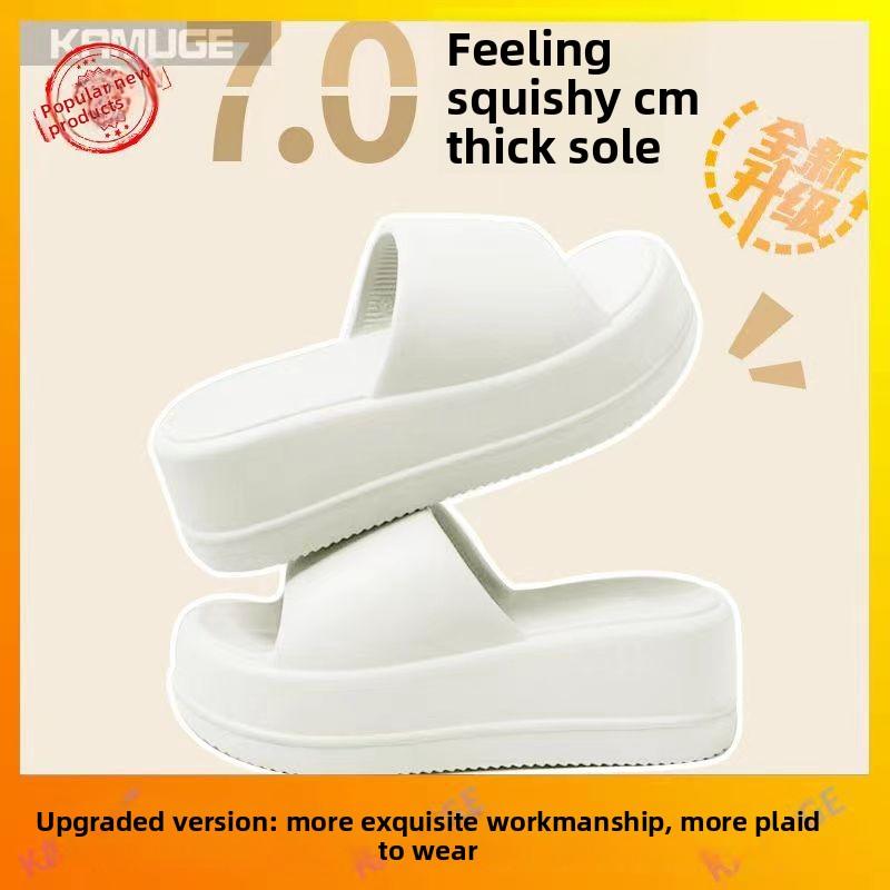 Ladies' Fashion EVA Thick Bottom Slippers and Sandals - Thick Bottom Summer Beach  Strap Indoor and Outdoor Comfortable Slippers Summer Sandals