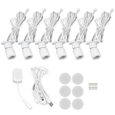 LED Under Cabinet Light USB Power Supply Dimmable White Light LED Showcase Lamp with 3 Installation