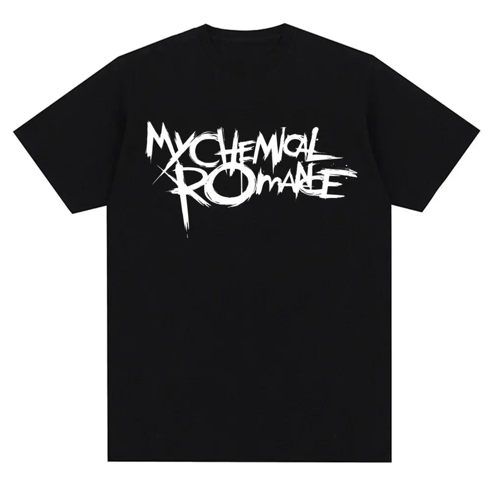 Quality Comfortabled Punk Rock Summer Fashion My Chemical RoUnisexce Mcr Band Printed Tshirts High S