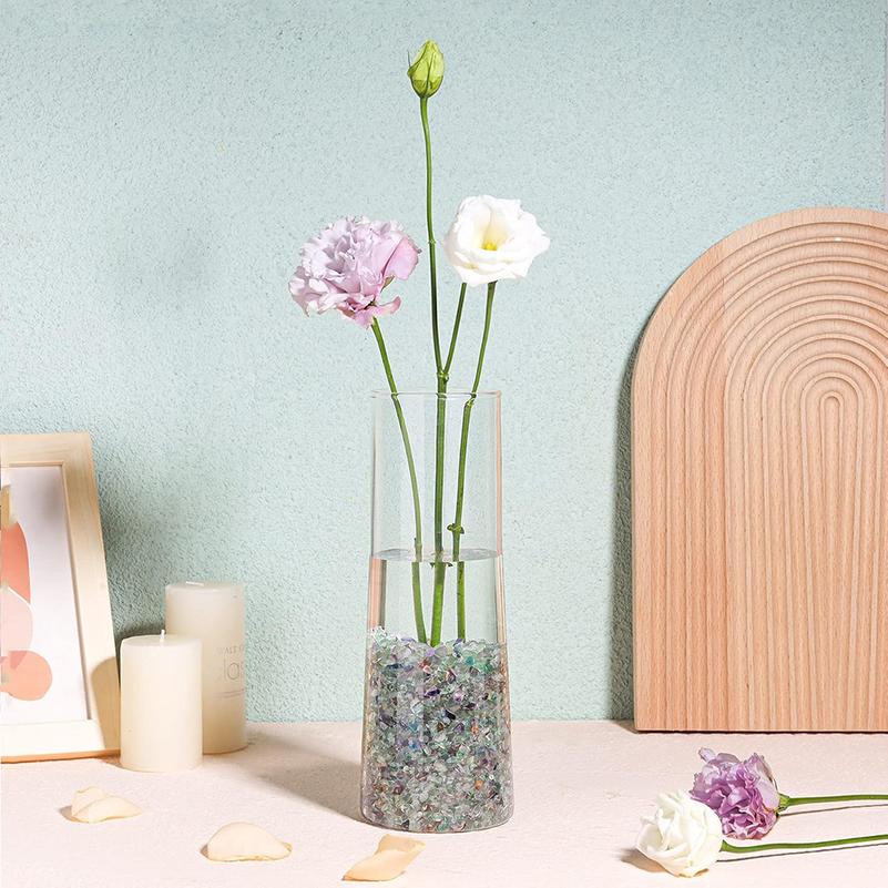 WTEMPO Tumbled Gravel Small Decorative Pebbles Bulk Mini Polished Rocks Pieces for Crafts Vases Filler Succulent Plants Aquarium Gravel Rocks