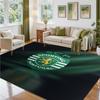 Sporting CP FC Design Crystal Velvet Rug Soft Decorative Mat for Bedroom Entrance