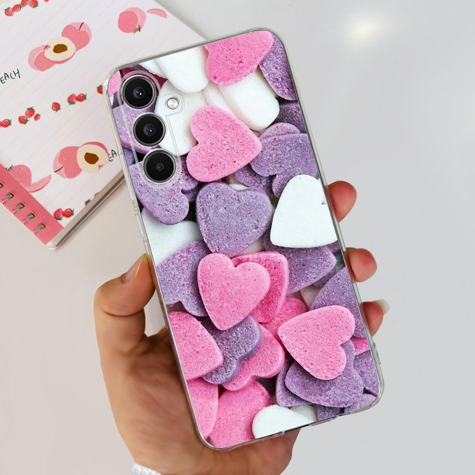 Silicone Case For Samsung Galaxy M34 5G Cases Fashion Cartoon Pattern Phone Cover For Samsung M34 5G SM-M316B Soft Transparent