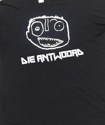 DIE ANTWOORD Banana Brain logo T-shirt Hip-hop Afrique du Sud ZEF Ninja Yolandi