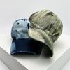 Und Damen Gradient Vintage Distressed Baseballkappen Minimalistischer Sonnenschutz Street Style Atmungsaktive Snapback Hüte All-Match Mode Lässig Ins