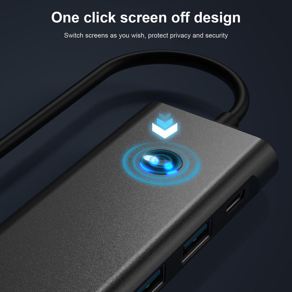 9 In 1 TYPE-C+USB3.0 USB2.0 HDMI SD/TF PD100W Audio Data Interface Hub Adapter