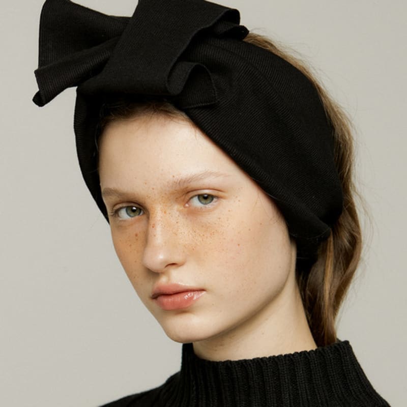 XPIER turban black big hairband