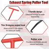 Exhaust Pipe Spring Hook, Exhaust Spring Puller Tool, Motorcycle Exhaust Pipe Spring Hook Handy Removal Tool Professional Repair