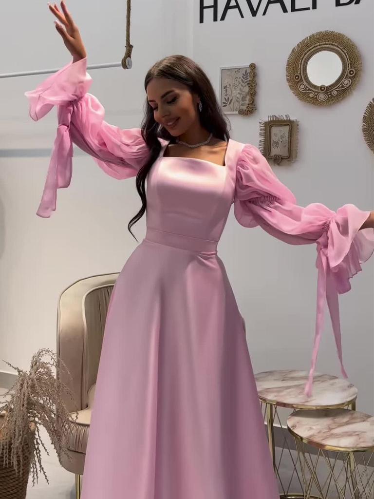 2025 Spring Socialite Elegant Slimming Long Sleeve Light Dress for Women