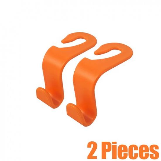 2pcs Car Seat Hook Rear Hanging Bag Holder Storage Bag Wallet Storage Hooks
