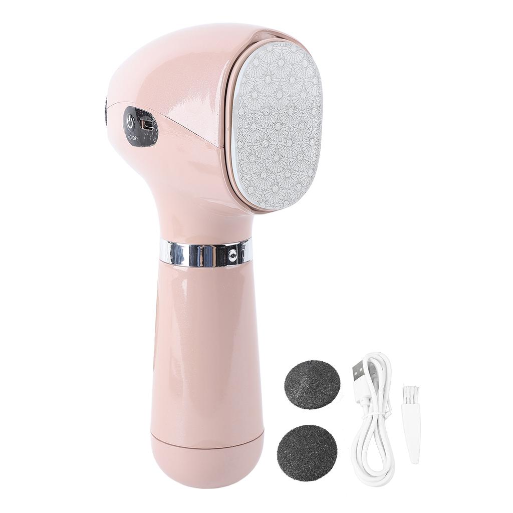Elektrischer Fußschleifer 2 Stück Schleifkopf Hornhautentfernung Automatisch USB Wiederaufladbares Pediküre-Werkzeug