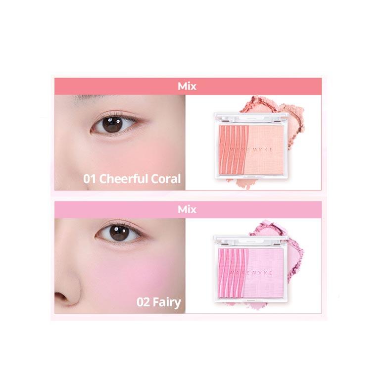 WAKEMAKE Sheer Layering Dual Blusher 5g