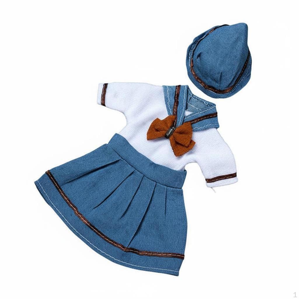 30cm Doll Outfit Great Gift BJD Dress Set Detailed Design for Kids, Dollhouse Play