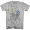 Fit 1969 Sesame Street Classic American Animated Cartoon Retro Unisexs and Unisexs LooseFitting Trendy Pure Cotton Tees