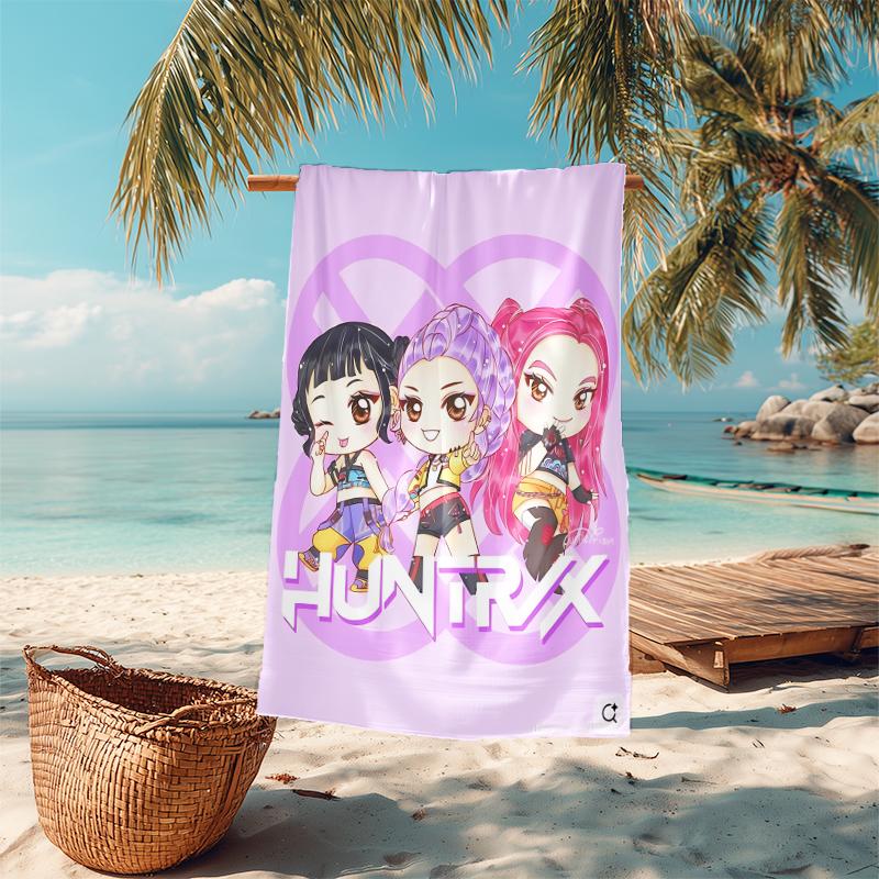 1Pc Fantasy Tiger Girl Beach Towel Microfiber Beach Towel Thin Absorbent For Beach Swimming Yoga Bath Sports 0917191
