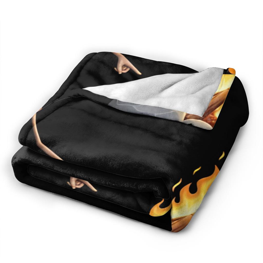 Marcus The Worm I Don't Like This Rock Wool Blanket Awesome Throw Blankets for Home Hotel Sofa 150*125cm Rug Piece