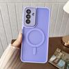 Matte Magnetic Wireless Charge Case for Samsung Galaxy S25 Ultra S24 FE S23 Plus A56 A36 A26 A17 A07 Magsafe Hard Cover
