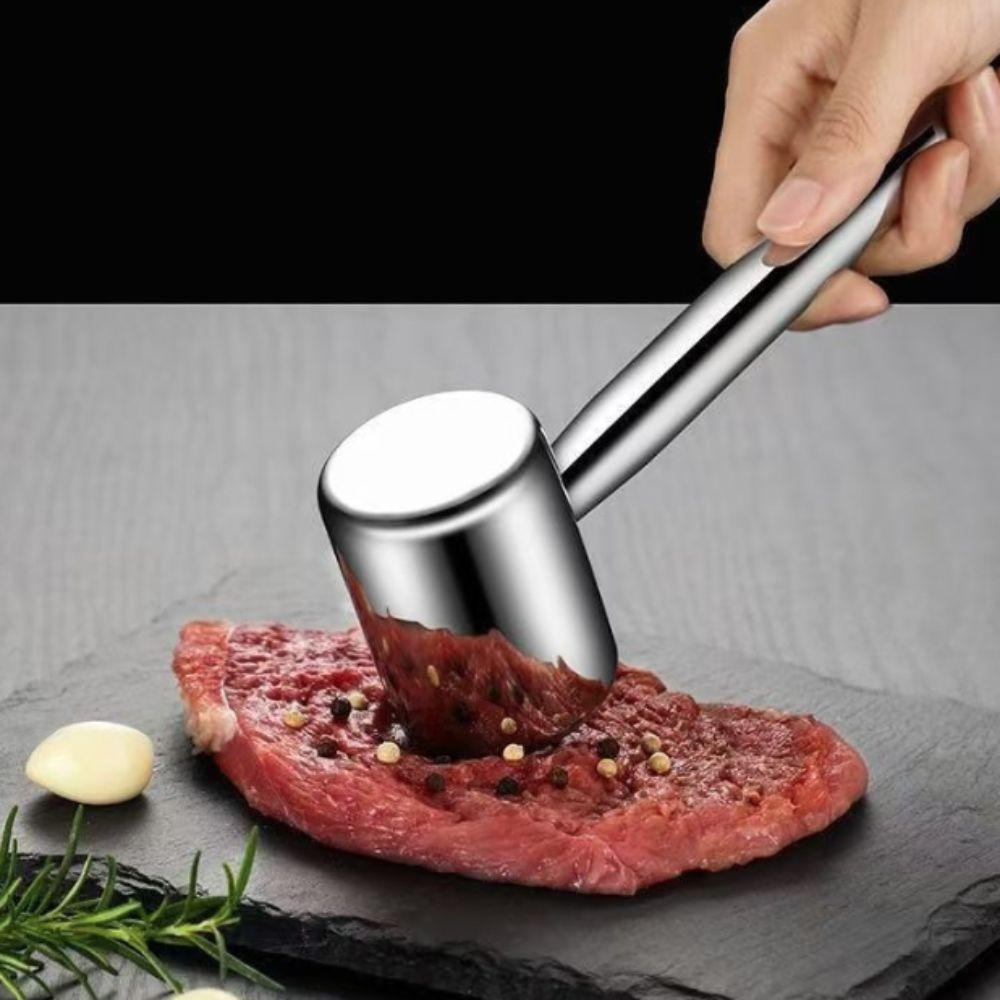 Rust-proof Dual-head Use Meat Tenderizer Hanging Meat Mallet Household Meat Knocker  Restaurant