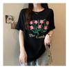 Navava NT1893 Flower PrinT Round Neck ShorT Sleeve T shirT
