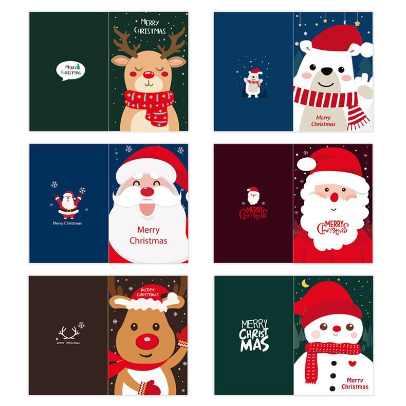 24PCS Christmas & Thanksgiving Greeting Card Set - Festive Holiday Designs for Gifts