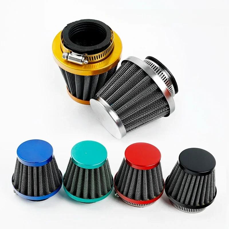 Universal Motorcycle Air Filter 35mm 38mm 42mm 48mm Fit 50cc 110cc 125cc 140cc ATV Scooter Dirt Bike Offroad Pit Bike