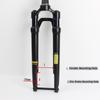 Gravel Magnesium Alloy Off-Road Front Fork 700C Shock Absorbing Air Suspension Conical Bicycle Disc Brake Thru Axle 100 * 12MM
