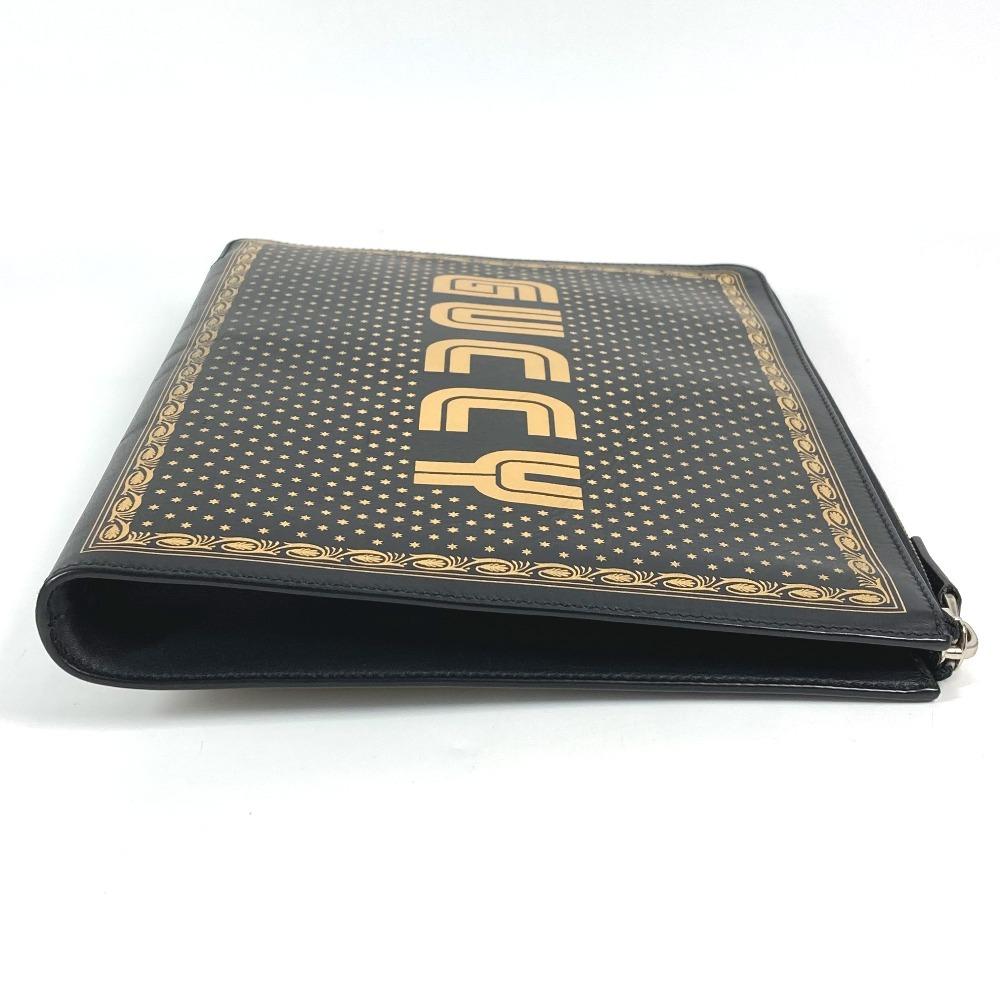 GUCCI 523441 Sega collaboration GUCCY logo Clutch Bag pouch with a handle Clutch