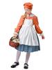 Kids Girls Maid Costume Orange Dress Cosplay Stage Performance Outfit