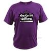 Naughty By Nature Tshirt American Hip Hop Tshirt Designer Crown Design Comfortable 100 Cotton Basic Tops