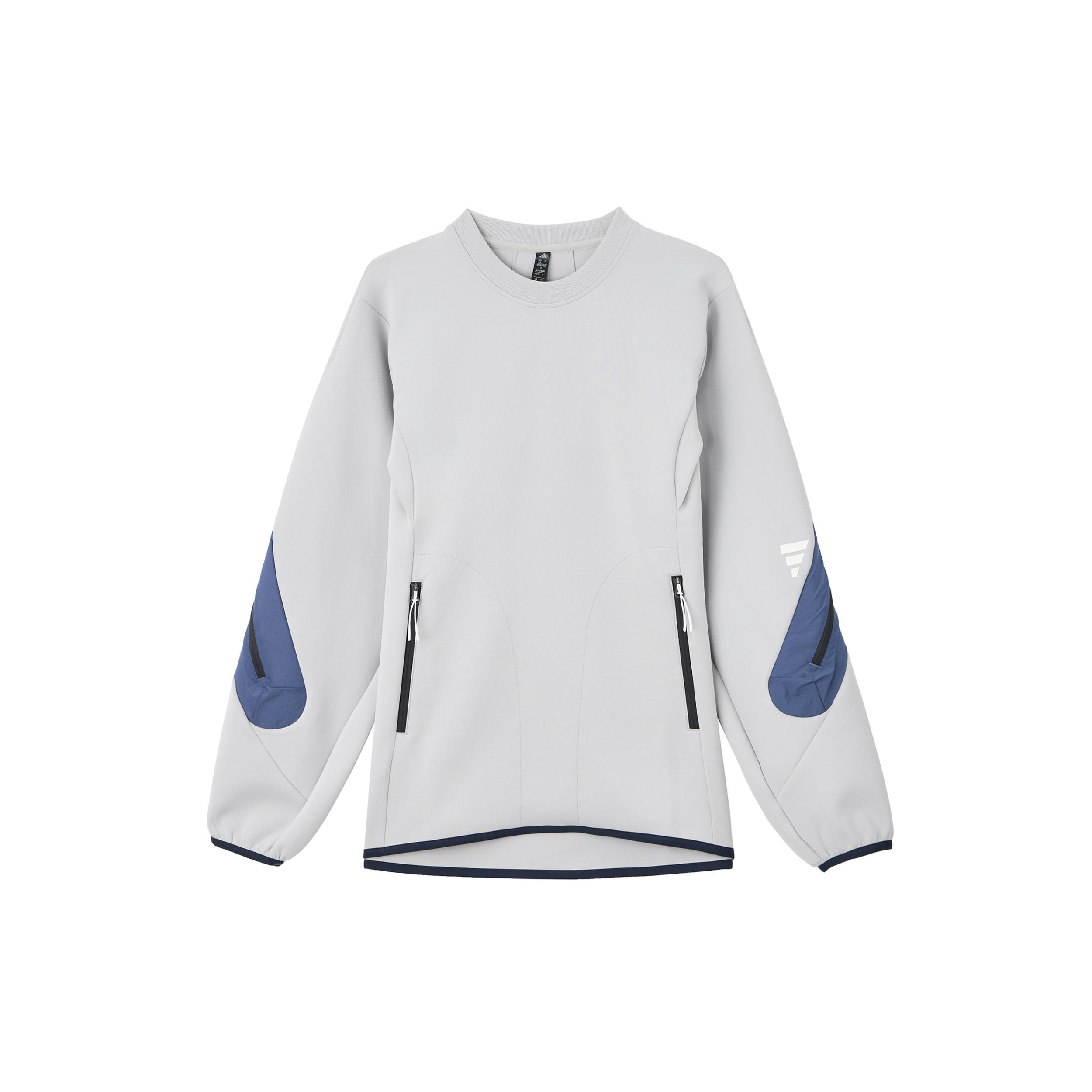 Толстовка Adidas FOS Унисекс Светло-серая JM8628 2XL