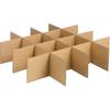 5Set Box Cardboard Divider Kit: 13x3in Shipping Cardboard, 4x4 Packing Glass Divider Packing Box Tray Corrugated Paper