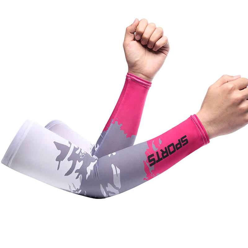 

Рукава из ледяного шелка с солнцезащитным кремом, манжеты с защитой от ультрафиолета, нарукавники, противоскользящие, для мужчин и женщин, длинные перчатки для активного отдыха, для велоспорта, козырек