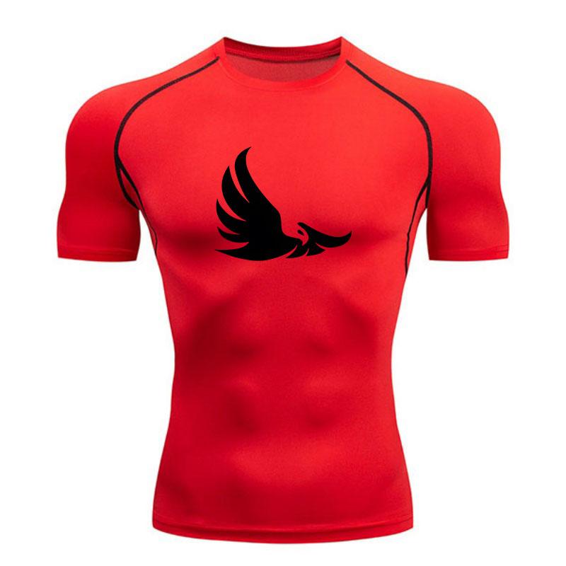 Men's Compression Fitness T-Shirt, Quick Dry Stretch Athleti