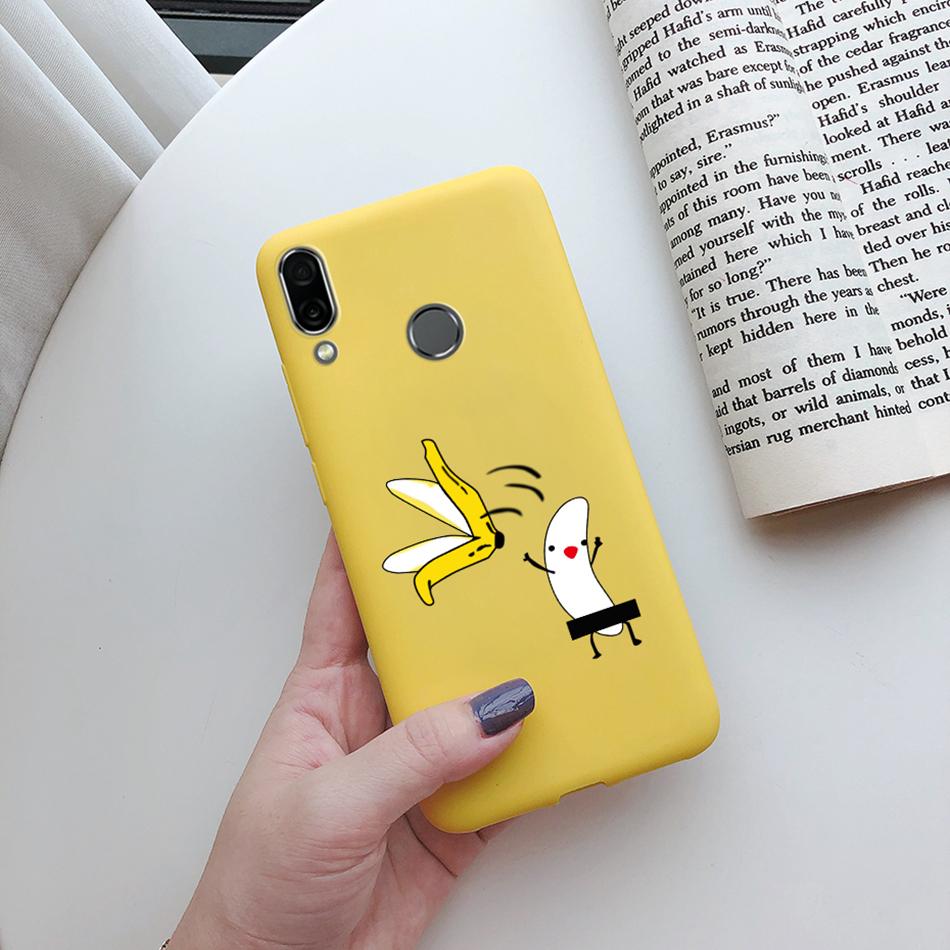 Süße Katzen Kaktus Avocado Herz Hüllen Für Huawei Honor Play Abdeckung Mattes Silikon Handyhülle Für Honor Play COR L29 HonorPlay Fundas