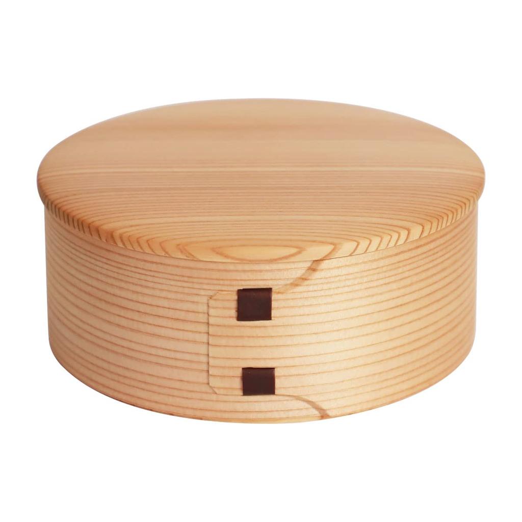 Odate Himeko Bento Box for Single Made In Made from Akita Odate Japanese Suitable for Boys and Odate Kogeisha's One-Tier Children, 360ml, Tier, Japan,