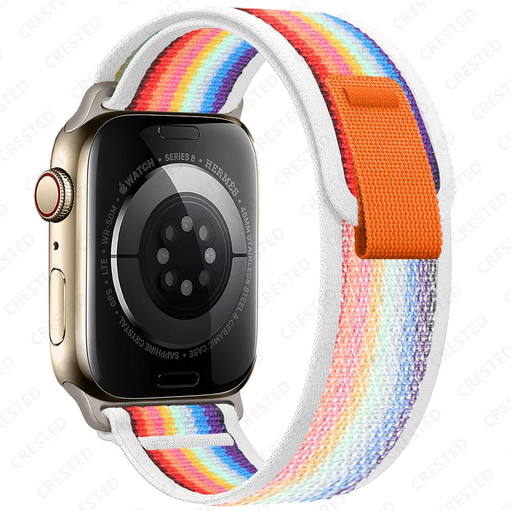 

Ремешок Trail Loop для Apple Ultra 2 Band 49/44/40/45/41/42 мм Correa Bracelet IWatch Ultra Series 7 6 5 3 Se 8 Nok Keng Strap 42 44 45 49mm